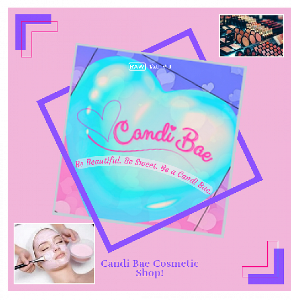 Candi Bae Shop logo and Brand recognition graphic. For visual purposes only.